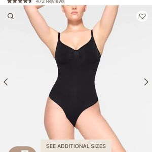 Skim Black L/XL Onyx bodysuit-never worn
